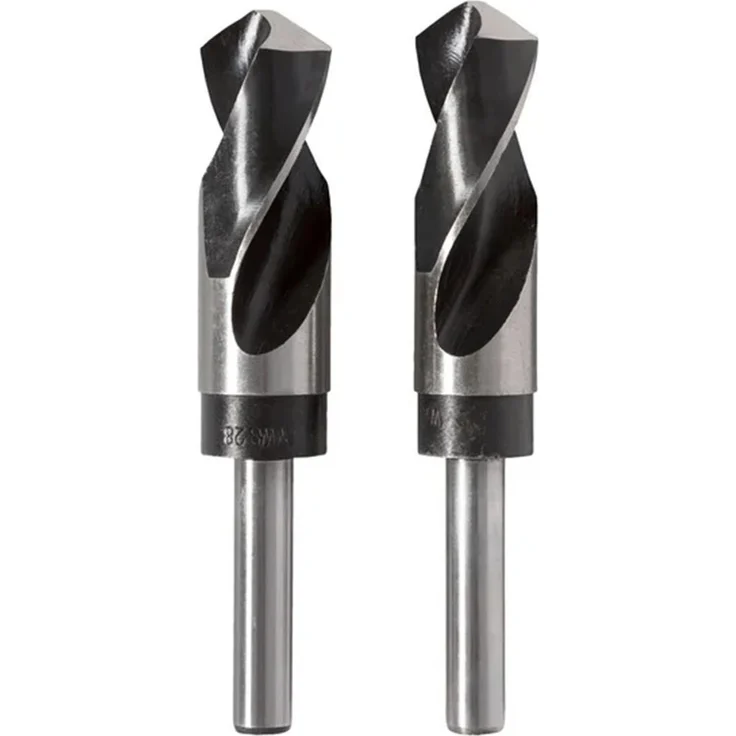 PARKSIDE® HSS Spiralbohrer Set, 2-teilig mit Ø 26 mm und Ø 28 mm, für Stahl, Aluminium, Holz und Kunststoff