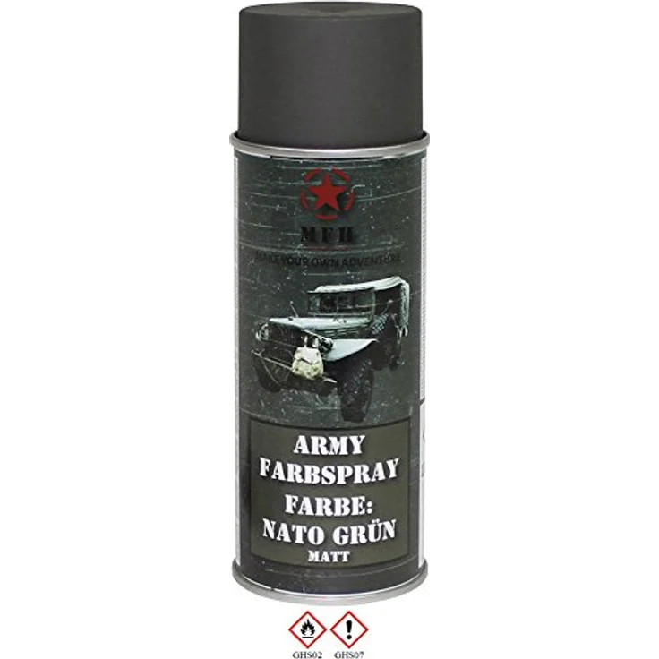 MFH Farbspray,"Army", matt, 400 ml (Nato Grün) – Bild 1