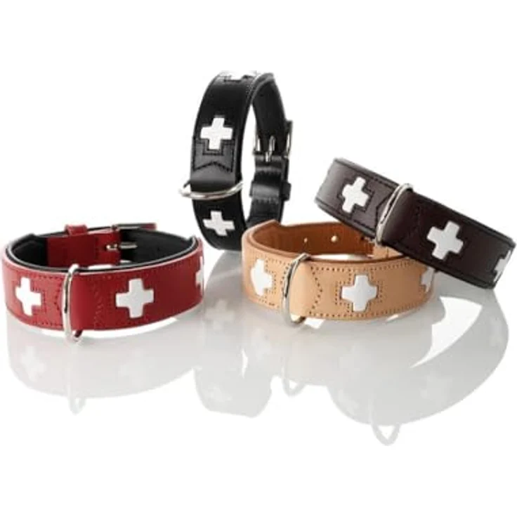 Hunter Hunde-Halsband Swiss schwarz S-M – Bild 3
