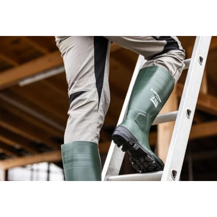 Dunlop Stiefel Work-It full safety S5 grün nach EN ISO 20345:2022 S5 SR FO LG Größe 47, Sicherheitsstiefel mit Stahlkappe und rutschhemmender Sohle – Bild 10