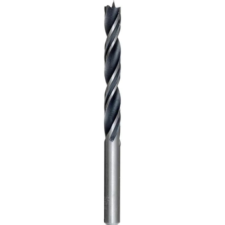 KWB Holz-Spiralbohrer 17 mm, Gesamtlänge 160 mm, mit Zentrierspitze und Schulterschneider, schwarz, für präzise Bohrungen in Weich- und Hartholz