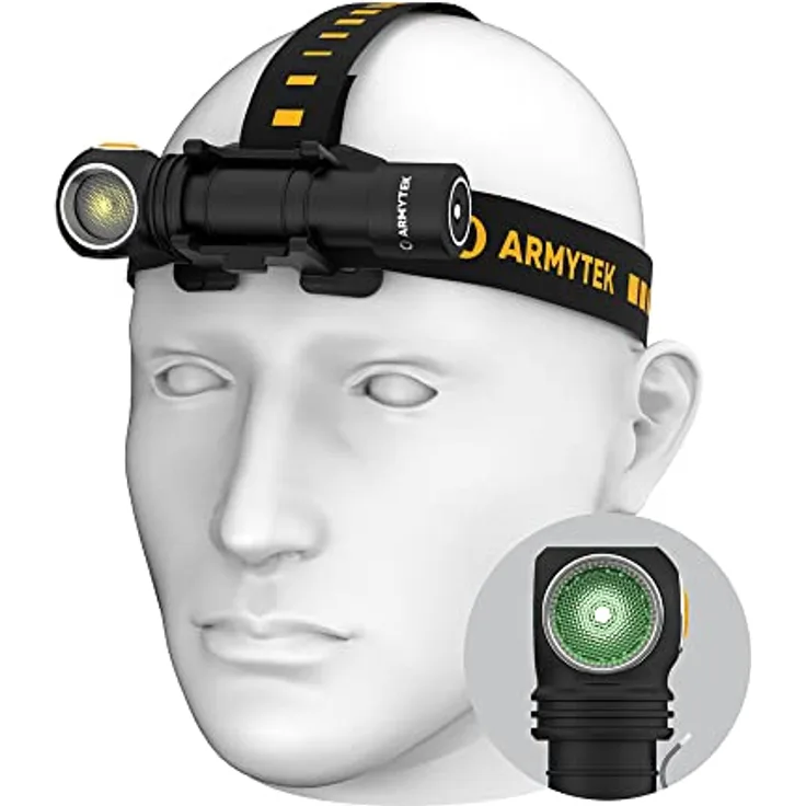 Armytek Wizard C2 WG Magnet USB Warmweiss mit Grünem Licht