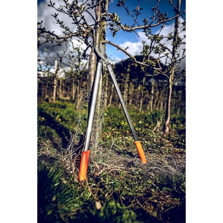 Original LÖWE 22 Profi Amboss Astschere 22 080 antihaftbeschichtet Stahlklinge mit Präzisionsschliff - scharfe und leichte Baumschere ideal zum Schneiden von Ästen Zweigen Bäumen Sträuchern – Bild 4