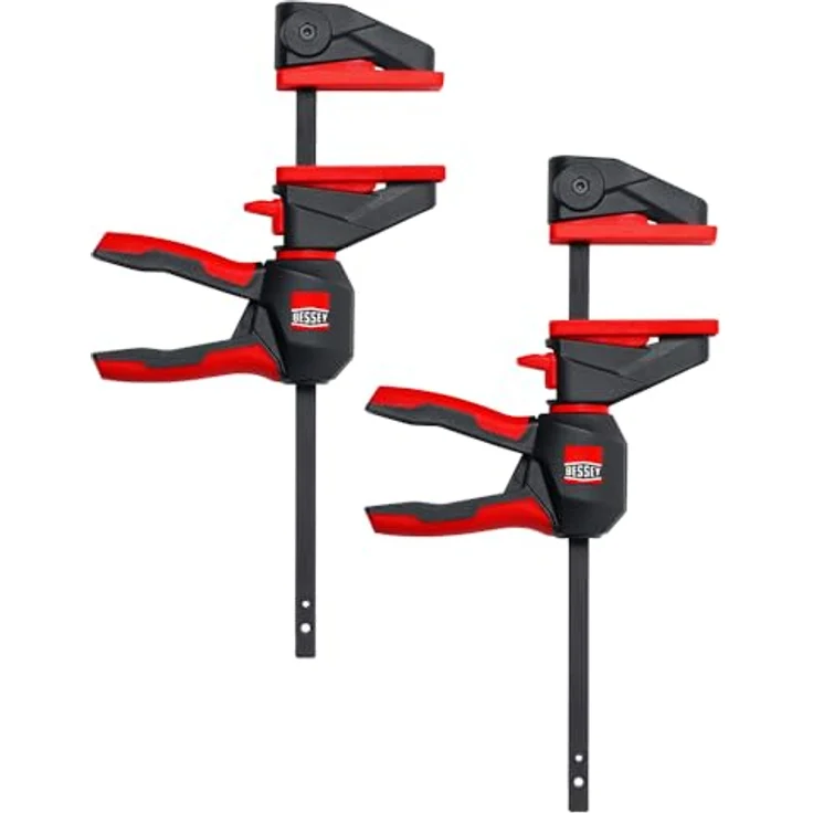 BESSEY Einhandzwinge EZ360S-11SET, 110 mm Spannweite, 40 mm Ausladung, 40 kg Spannkraft, 360° Dreh-Mechanismus, ideal für Modellbau, Gewicht 0,23 kg – Bild 1