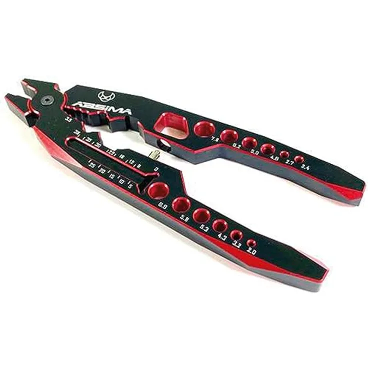 Absima Pro Multi Tool Multifunktionszange (158 mm), RC Modellbauzange mit Aluminiummaterial, schickem Design und vielseitigen Features