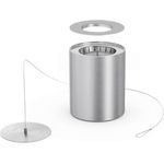 höfats - Bio-Burner Spin 900 inklusive Eco-Ring - ersetzt Gelbrennstoffdose von Spin 90 - ermöglicht Gebrauch von höfats flüssig Bioethanol - längere Brenndauer und hellere Flamme