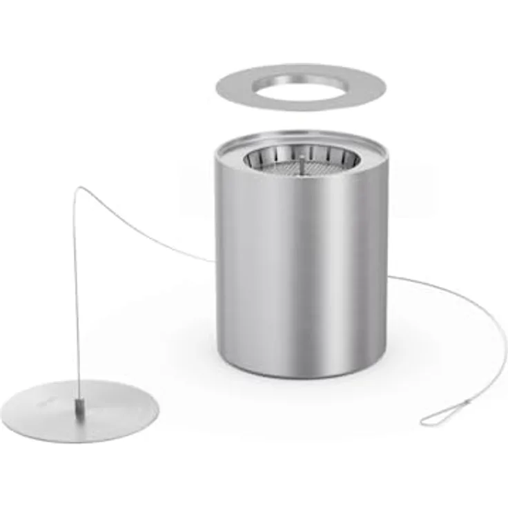 höfats - Bio-Burner Spin 900 inklusive Eco-Ring - ersetzt Gelbrennstoffdose von Spin 90 - ermöglicht Gebrauch von höfats flüssig Bioethanol - längere Brenndauer und hellere Flamme