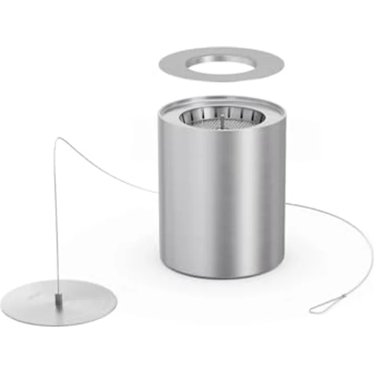 höfats - Bio-Burner Spin 900 inklusive Eco-Ring - ersetzt Gelbrennstoffdose von Spin 90 - ermöglicht Gebrauch von höfats flüssig Bioethanol - längere Brenndauer und hellere Flamme – Bild 1