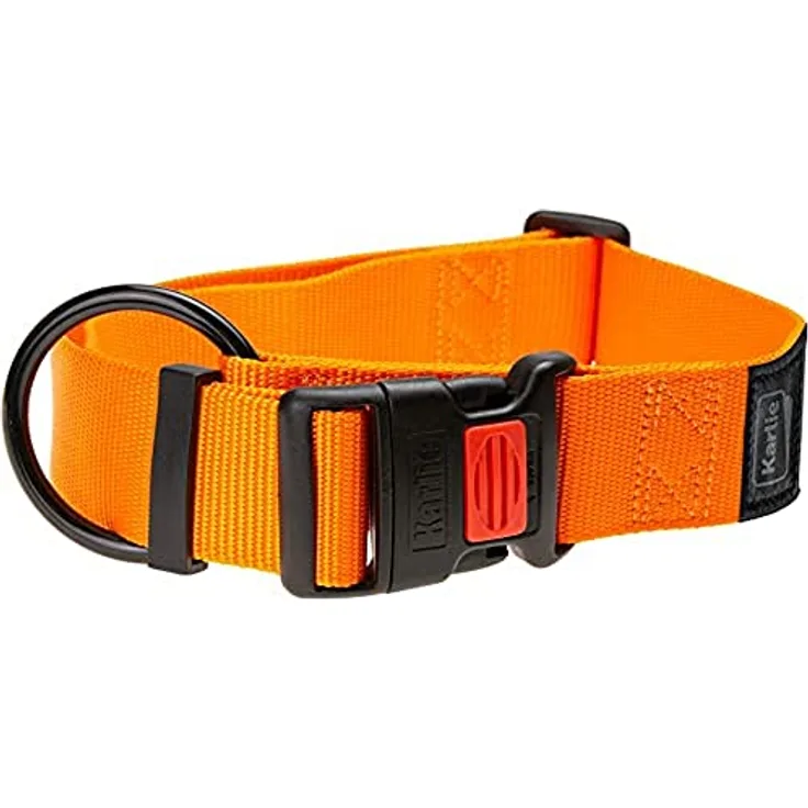 Karlie Art Sportiv Plus Halsband verstellbar neue universal Farben Mix and Match L: 55 - 75 cm B: 40 mm XL rot