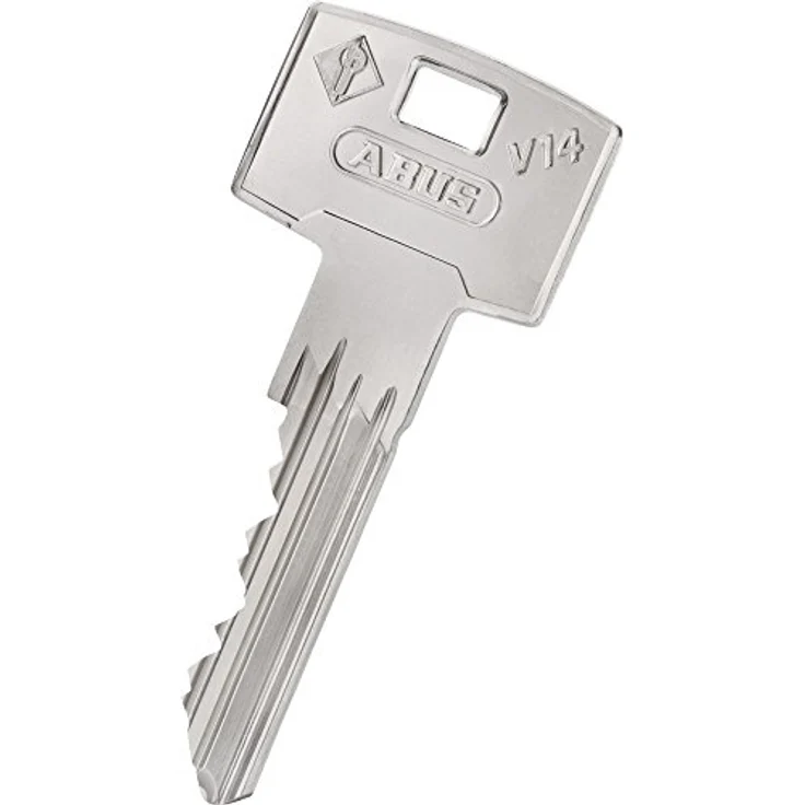 ABUS 589249 7530 S Tür-Zusatzschloss mit Sperrbügel, stabile Konstruktion für schmale Rahmenprofile, silber – Bild 3