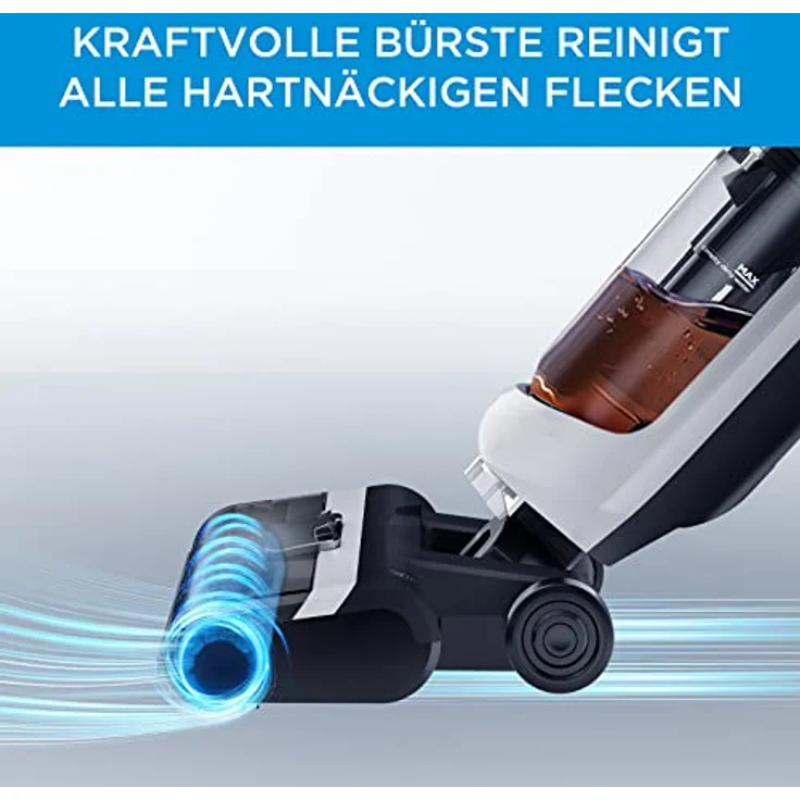 Midea X6 kabelloser Nass-Trocken-Staubsauger, 3-in-1 Smart Staubsauger Wischmopp, Staubsaugen/Wischen/Waschen, 35 Minuten Laufzeit, für Harte Böden - Preisvergleich – Bild 3