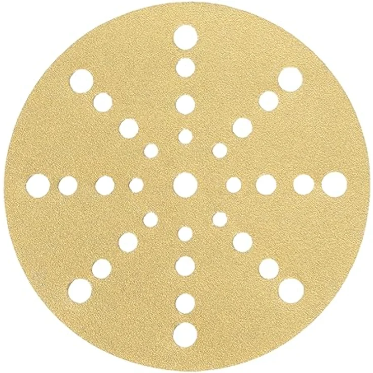 STIER Schleifscheiben Universal D150 / P150 / 16-Loch / 50 Stk., Exzenterschleifpapier, 150mm, Made in Germany – Bild 1