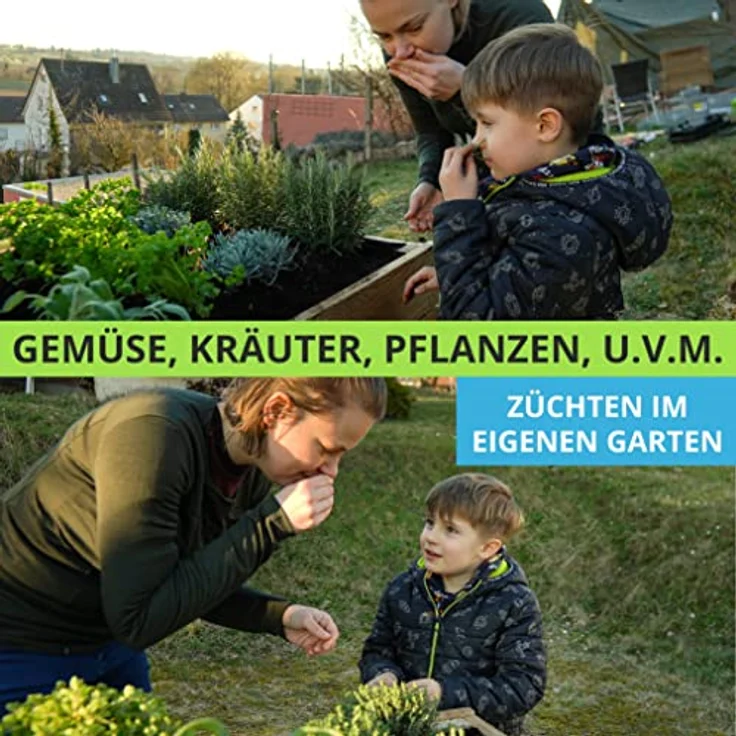 Gartenwelt Riegelsberger Elegantes Hochbeet Kräuterbeet Lärche 160x40 cm, höhenverstellbar, langlebig – Bild 5