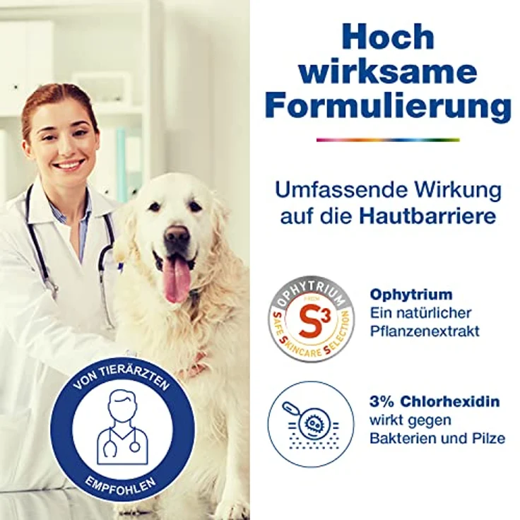 Ceva Tiergesundheit GmbH Douxo S3 Pyo Pads, 30 Stück, antiseptische Baumwoll-Pads zur Fellpflege bei Dermatitis für Hunde und Katzen – Bild 4