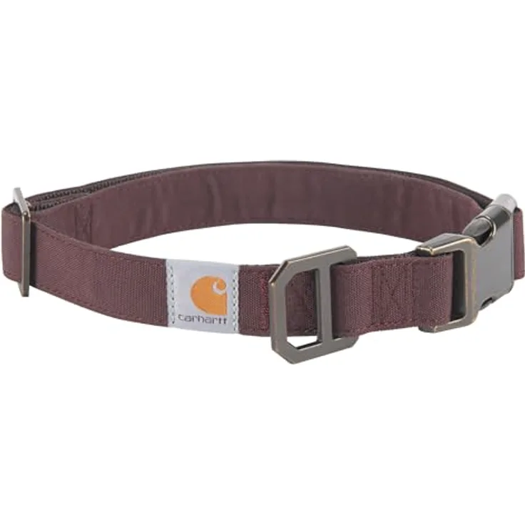 Carhartt Hunde-Halsband Journeyman P000344, verstellbar aus 500 Denier Cordura Nylon mit seitlicher Schnalle