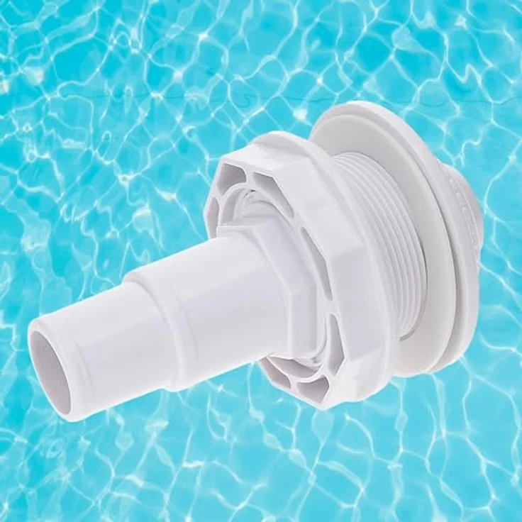 Amapool Einströmdüse 14 cm, verstellbare Einlaufdüse für Pool mit 38/32 mm Schlauchtülle, schwenkbarer Düsenkopf, tropfsicher mit Silikon-Dichtungen – Bild 6