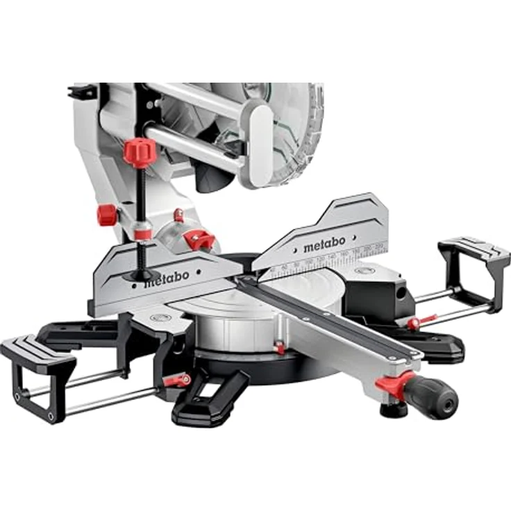 Metabo Kappsäge KGSV 254 MC, variable Drehzahl, beidseitige Sägekopfneigung, integrierte Spanabsaugung, inkl. Sägeblatt und Zubehör – Bild 10