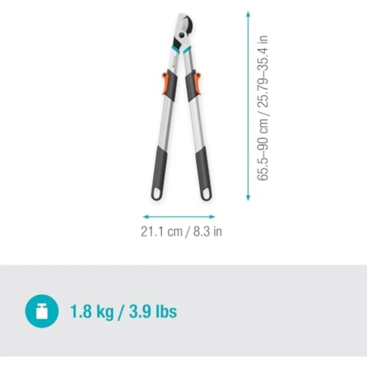 Gardena Astschere TeleCut Basic, teleskopierbare Astschere für frisches Holz – Bild 3