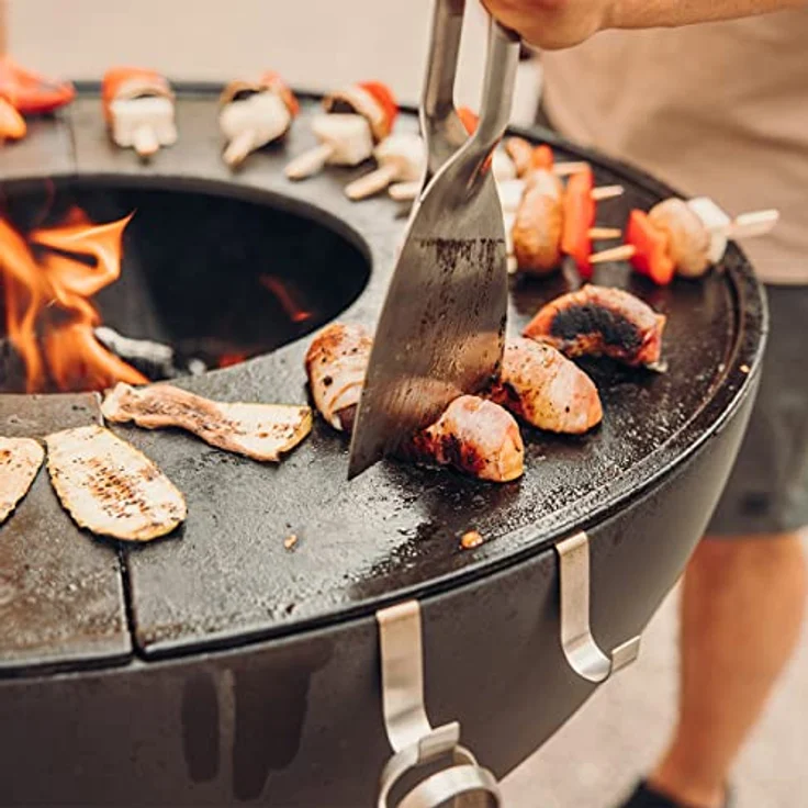 höfats Grillspachtel aus 100% Edelstahl, spülmaschinenfest, für Zerteilen, Verrühren und Reinigen – Bild 5