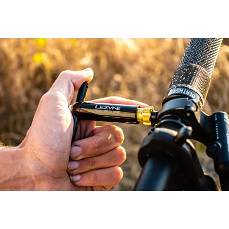 Lezyne Pocket Torque Drive, Drehmomentschlüssel 2-6 Nm mit 6 Stahlbits und EVA-Koffer – Bild 4