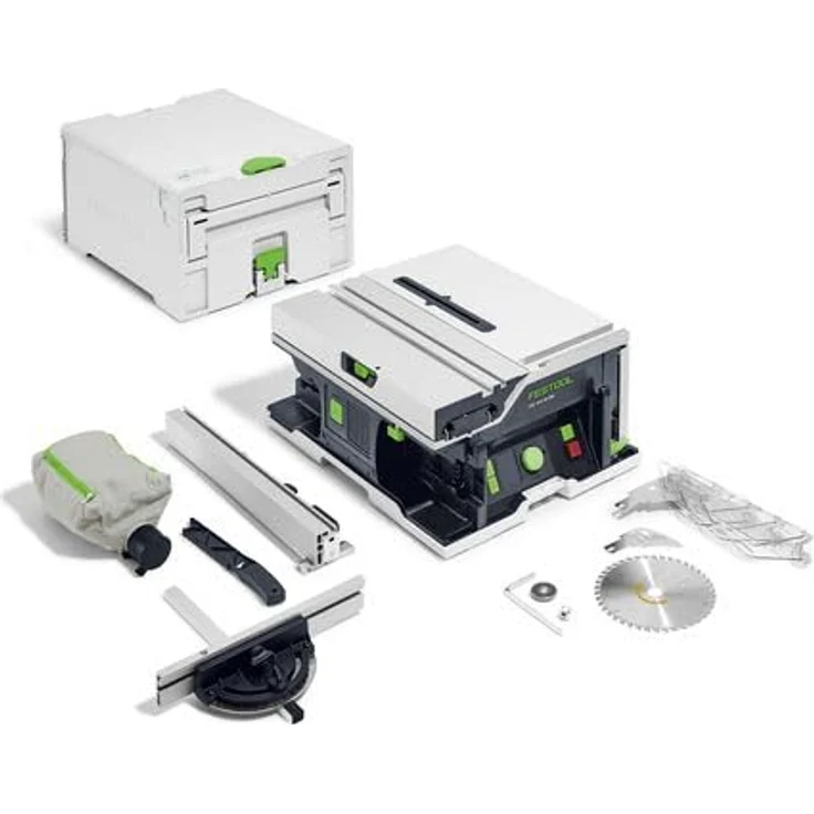 Festool Akku-Tischkreissäge CSC SYS 50 EBI-Basic Mt Edt, Vielseitig, Kompakt, Präzise - blau – Bild 1