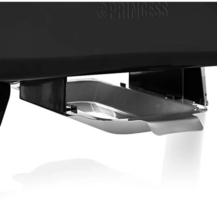 Princess Hybridgrill - geeignet als Elektro- oder Holzkohlegrill, mit 0,7 M Kabelzuleitung, regelbarer Thermostat, 2000W, 112252 – Bild 6