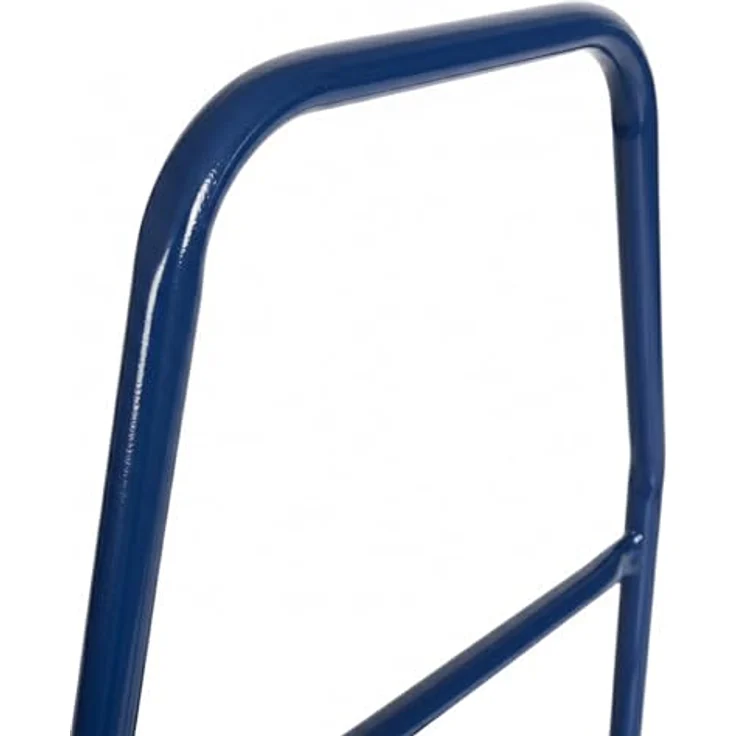 relaxdays Sackkarre Transportwagen klappbar, 80 kg Tragkraft, blau, Luftbereifung mit Spanngummi – Bild 7
