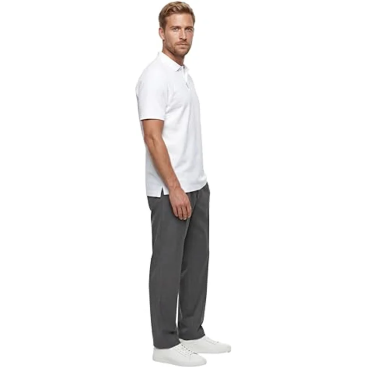OLYMP Poloshirt Casual, Piqué-Stoff aus Baumwolle, robust und pflegeleicht, navy – Bild 5