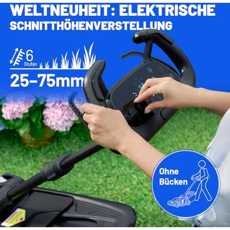 Litheli Akku-Rasenmäher EasySurge 2 x 20 V inkl. 2 Akkus 4.0 Ah – Bild 6