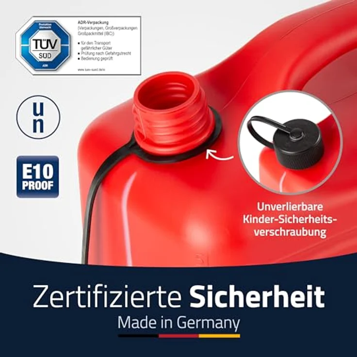 Alutec 811560 Kraftstoffkanister (L x B x H) 247 x 147 x 265mm 5l – Bild 7