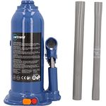 cartrend hydraulischer Wagenheber, Stockwagenheber, Stempel-Wagenheber, Tragkraft bis 5000 kg, gefertigt aus Qualitätsstahl