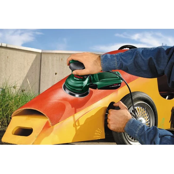 Bosch Exzenterschleifer PEX 220 A 125 mm 1,2 kg 24000 U-min 220 Watt Staubabsaugung im Karton – Bild 7