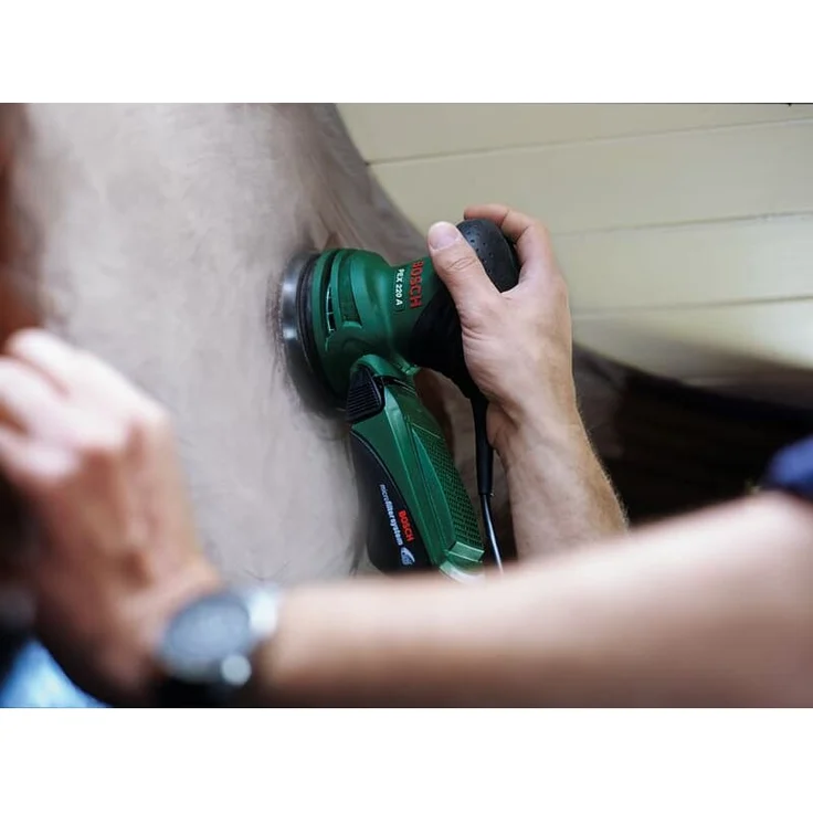 Bosch Exzenterschleifer PEX 220 A 125 mm 1,2 kg 24000 U-min 220 Watt Staubabsaugung im Karton – Bild 5