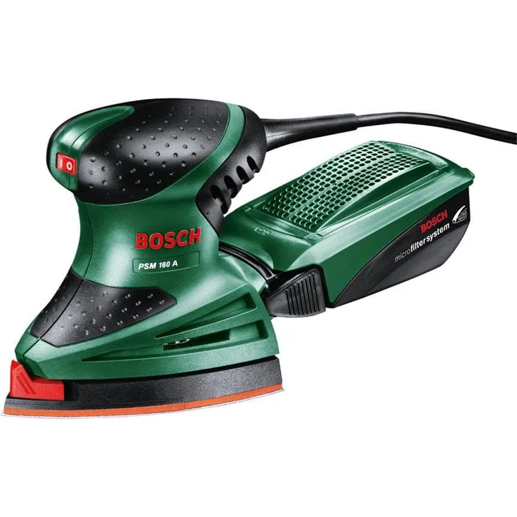 Bosch Multischleifer PSM 160 A, 3 Schleifblätter, Karton (160 W, Schwingzahl 24.000 min-1, Schwingkreis-Ø 1,6 mm) – Bild 3