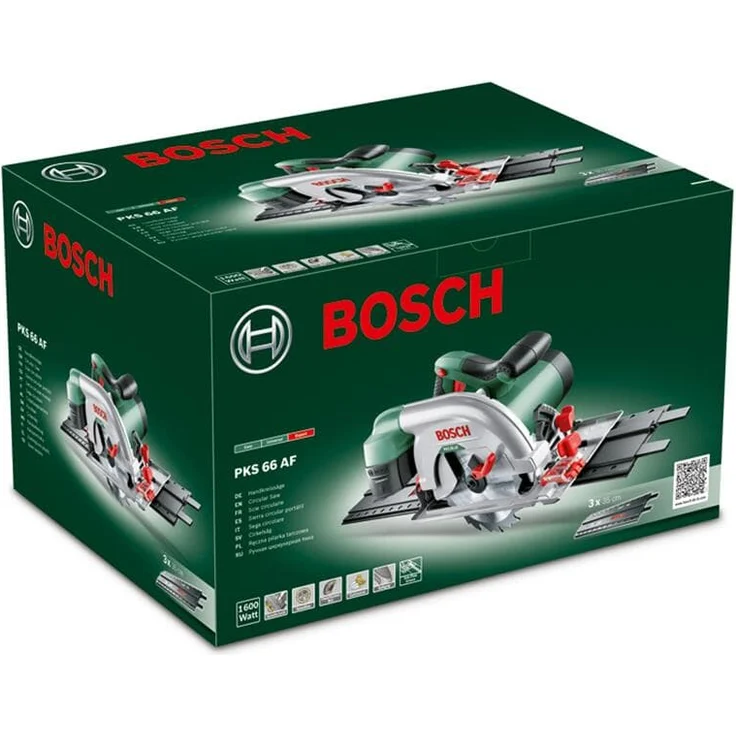 Bosch Kreissäge PKS 66 AF (mit Führungsschiene, 1600 Watt, im Karton) – Bild 3