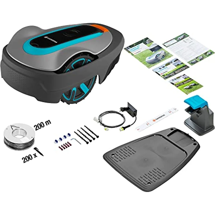 Gardena Mähroboter SILENO city 600 m²: Rasenroboter für bis zu 600 m² Rasenfläche, präzise Schnittergebnisse, Einstellungen und Setup über Gardena Bluetooth App (15010-20) – Bild 8