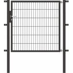 Alberts Einzeltor Flexo mit Zubehör | anthrazit | Breite 125 cm | Höhe 120 cm 
(647292)