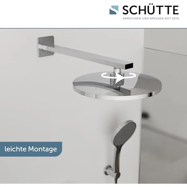 Schütte Kopfbrause CAPRI, Regendusche, Antikalk, Duschkopf – Bild 4