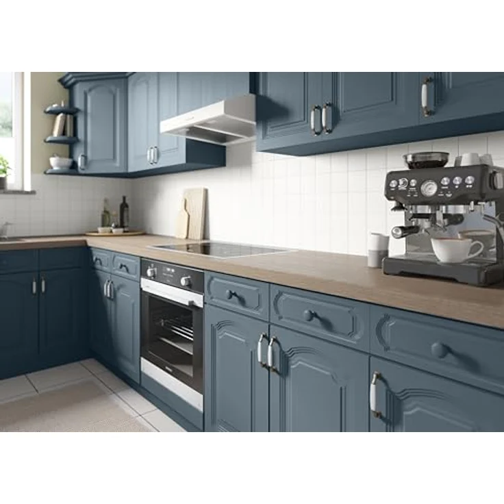 Alpina Möbellack Tiefsee, seidenmatt, 750 ml - strapazierfähige, wasserbasierte Oberfläche für alle Möbeloberflächen, reinigungsbeständig, für bis zu 10 m² – Bild 4