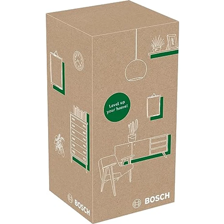 Bosch Home & Garden, Wasserwaage EasyLevel in Hosentaschenformat mit Laserprojektion, ± 0,5 mm/m Genauigkeit – Bild 2