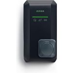 Keba KeContact P40 140.221 Wallbox, Elektroauto Ladestation mit Typ 2-Anschluss, 11 kW, schwarz