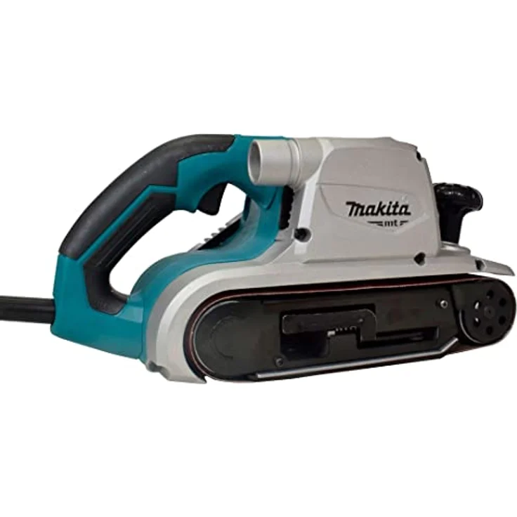 Makita M9400B Bandschleifer 100 x 610 mm, 940 W mit ergonomischem Griff und verriegelbarem Abzug – Bild 3