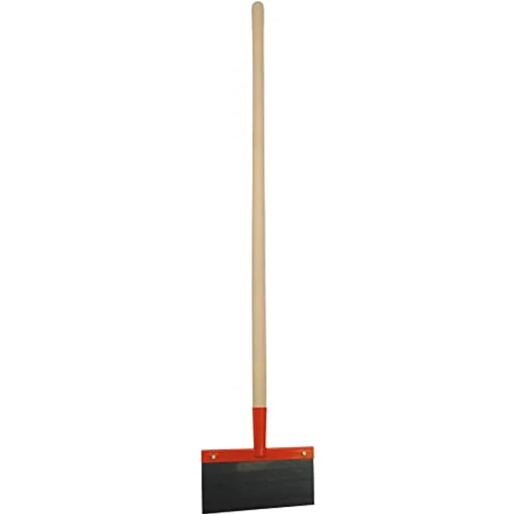 Kerbl Stoßscharre 30cm mit Stiel 1 mm Blechstärke, (Schaber, Betonscharre, Eisstößer) ‎29268 – Bild 1