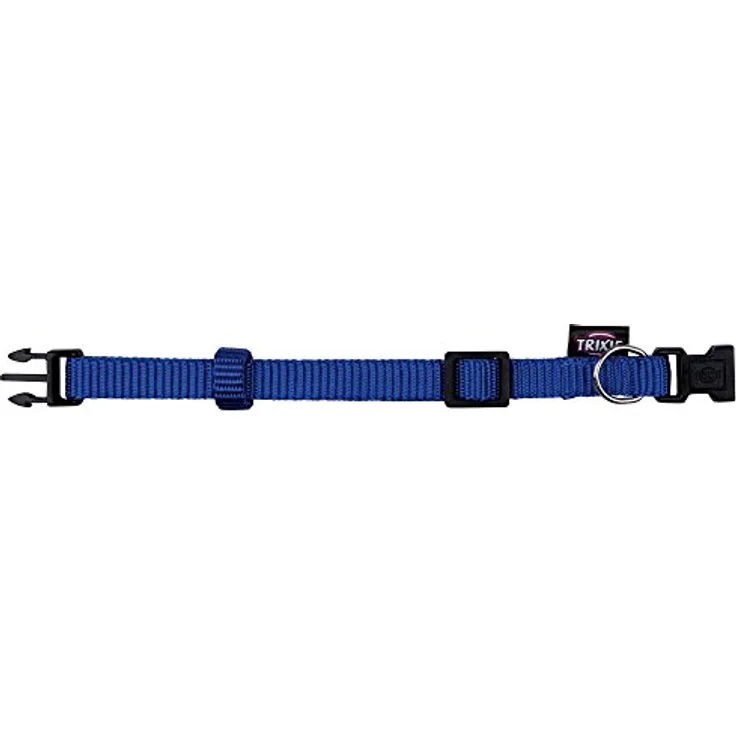 Trixie Premium Halsband Größe XS-S: 22 - 35 cm / 10 mm in blau, 4011905201429, xs-s: 22-35cm