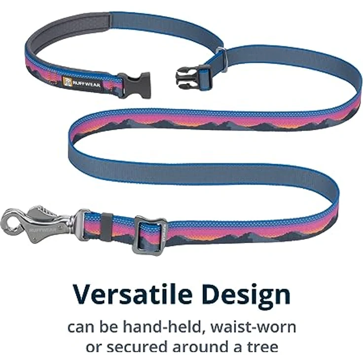 Ruffwear Hundeleine Crag EX Leash, verstellbarer Griff, Aluminiumschlaufe, Alpine Dusk – Bild 4