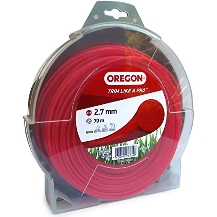 Oregon 69-350-Y Rasentrimmerfaden Draht für Rasentrimmer und Freischneider, Gelb, 69-382-RD – Bild 6