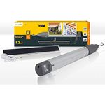 Schellenberg 20264 Funk Markisenantrieb Premium mit Akku, 10 N max 12 m² Fläche, einfach nachrüsten mit Solarpanel, inkl. Netzteil und Wandhalterung