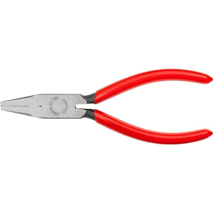 KNIPEX 20 01 140 Flachzange mit Kunststoff überzogen schwarz atramentiert 140 mm – Bild 3
