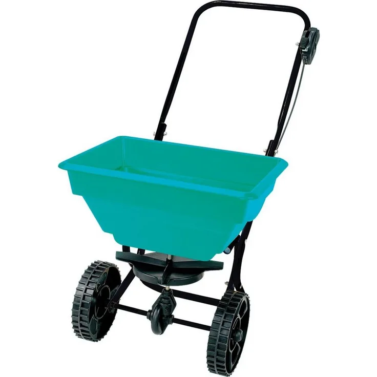 Greenmill Handstreuer GR0035, 15l Saatgut- und Düngerstreuer mit Rotationstechnik und Abzugssperre