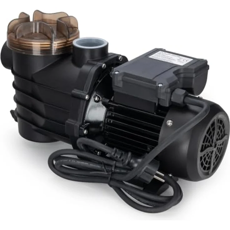 COIL Filterpumpe C0948, Umwälzpumpe mit Vorfilter, 400 W, 10000 l/h, für Pools bis 42 m³, IPX5, 230V/50 Hz – Bild 4